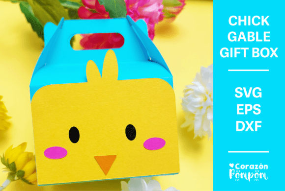 Chick Gable Gift Box SVG: 3D SVG Shapes Review