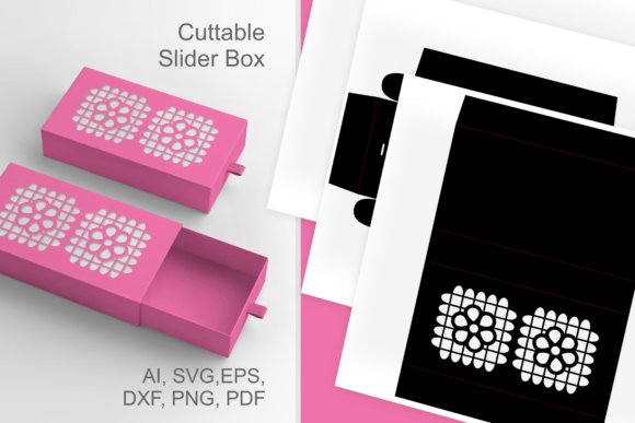 Cinco De Mayo Slive N Drawer 3D SVG Gift Box