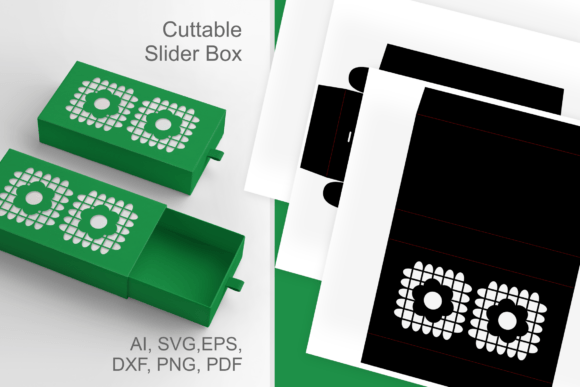Cinco De Mayo Slive N Drawer 3D SVG Gift Boxes