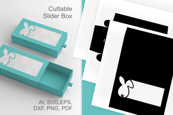 Easter Bunny Wide Window 3D SVG Gift Box Review