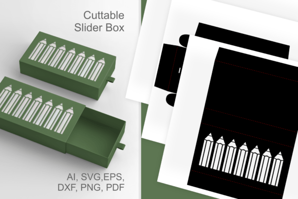 Enhance School Projects with Pencils Window Var 3 - 3D SVG