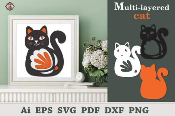 Exploring Multilayer Cat SVG Crafts for Creative Projects