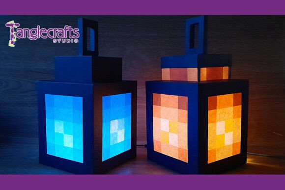 Gamer's Lantern: A Unique 3D SVG for Creative Projects