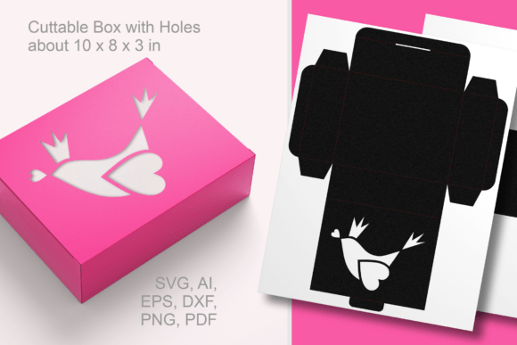 Love Bird Rectangular Box Template Review