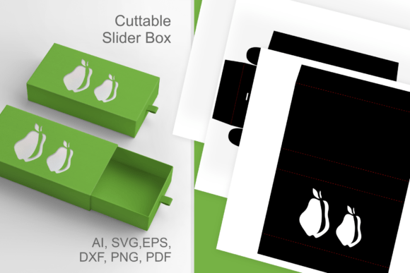 Pears Cutout - Slive N Drawer Favor Box for Fall