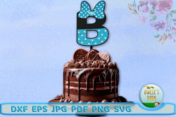 Polka-dot Monogram Letter B: A Charming Embroidery Design
