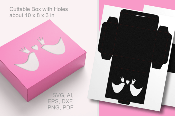 Review: Birds in Love 3D SVG Gift Box Template