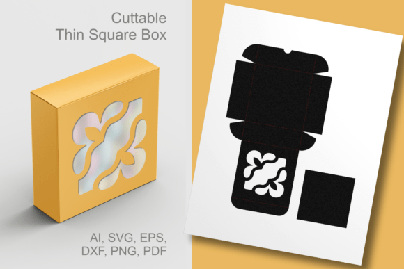 Review: Bloom Block Cutout 2 Thin Square Box SVG for Gift Boxes