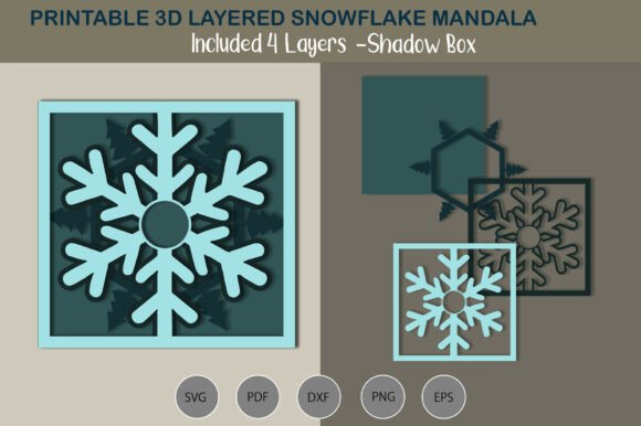 Review: Snowflake Mandala SVG Shadow Box