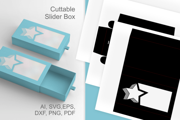 Striped Shadow Star Drawer Box Design
